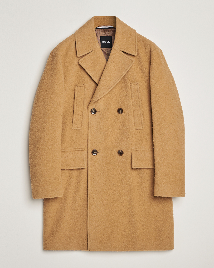 Herren | Jacken | BOSS BLACK | Cam Double Breasted Coat Medium Beige
