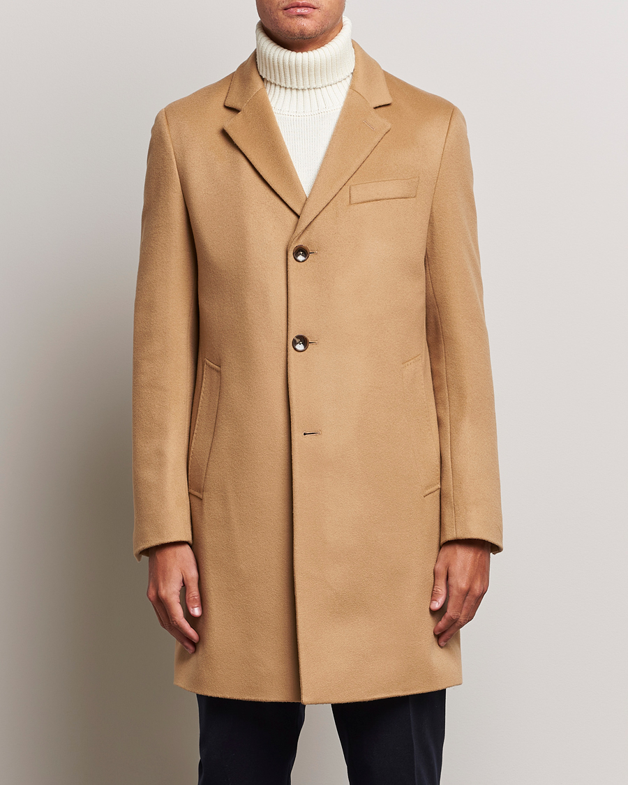 Herren |  | BOSS BLACK | Hyde Wool/Cashmere Coat Medium Beige