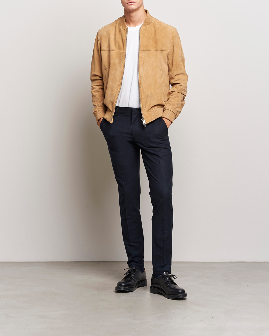 Herren | Hosen | BOSS BLACK | Kaito1 Structured Chinos Dark Blue