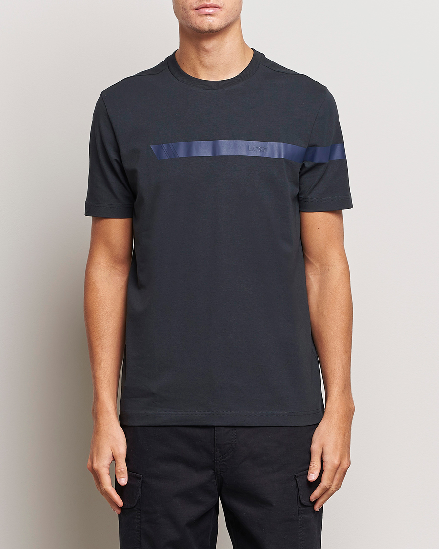 Herren |  | BOSS GREEN | Logo Crew Neck T-Shirt Dark Blue
