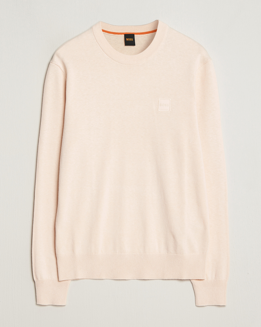 Herren | Pullover | BOSS ORANGE | Kanovano Knitted Sweater Open Beige