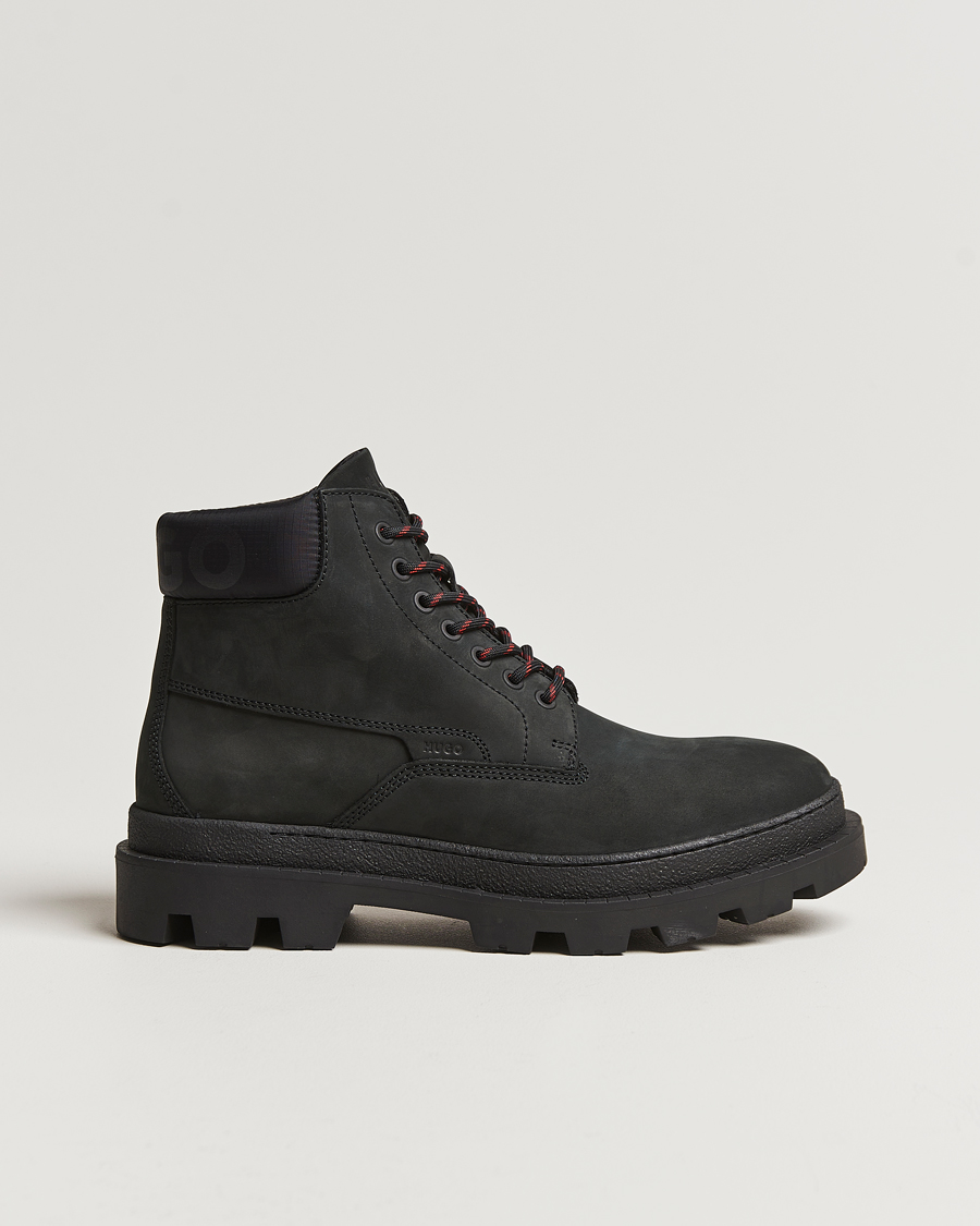 Herren | HUGO | HUGO | Graham Leather Boot Black