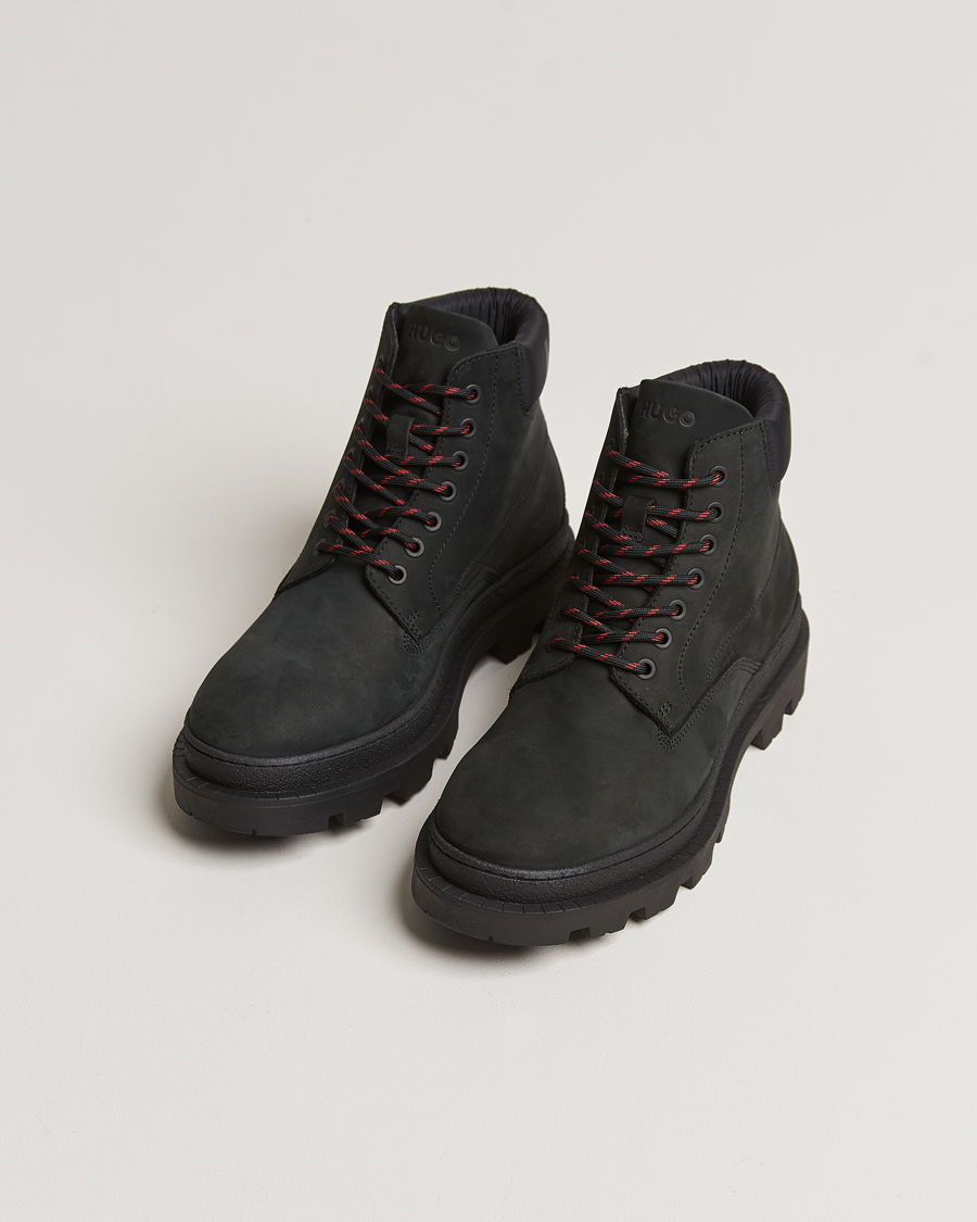 Herren |  | HUGO | Graham Leather Boot Black