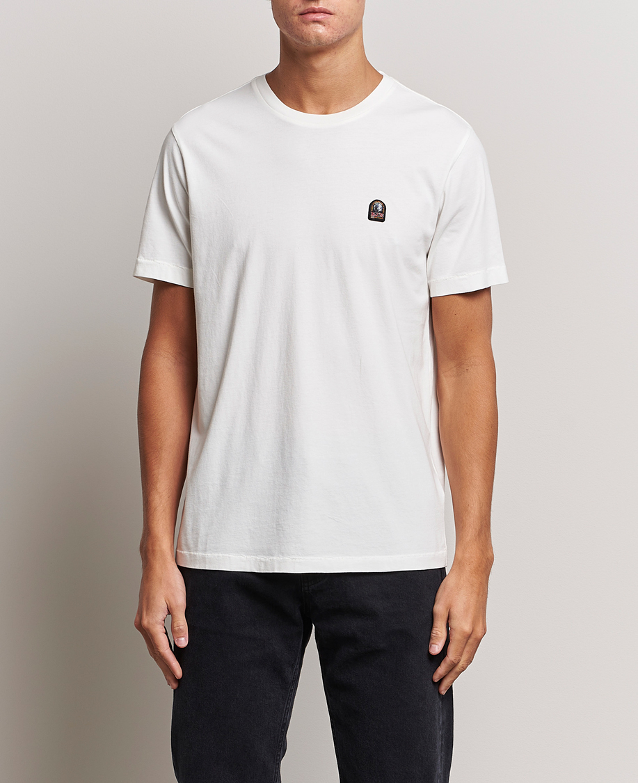 Herren | T-Shirts | Parajumpers | Patch Crew Neck T-Shirt Off White
