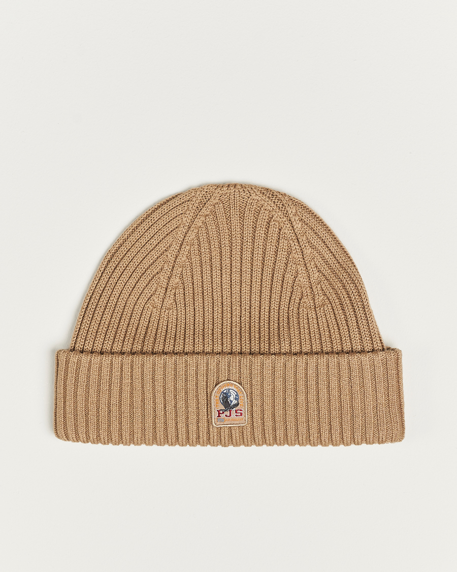 Herren | Parajumpers Ribbed Hat Cappuccino | Parajumpers | Ribbed Hat Cappuccino