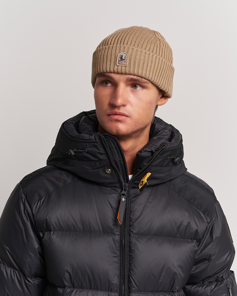Herren | Parajumpers Ribbed Hat Cappuccino | Parajumpers | Ribbed Hat Cappuccino