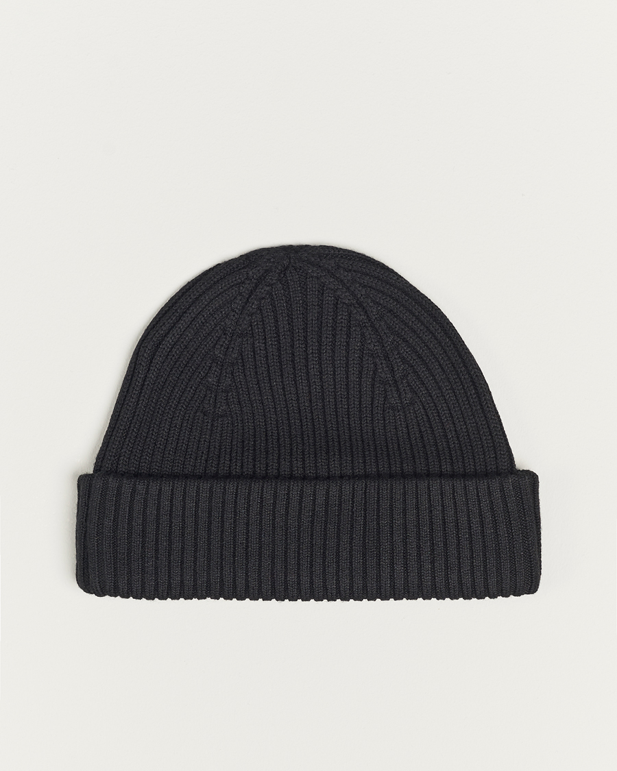 Herren | Parajumpers Ribbed Hat Black | Parajumpers | Ribbed Hat Black