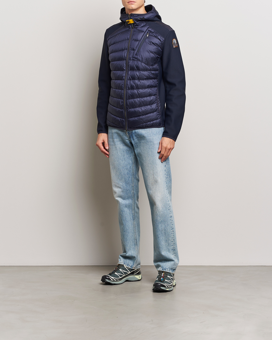 Herren | Jacken | Parajumpers | Nolan Down Hybrid Hooded Jacket Navy