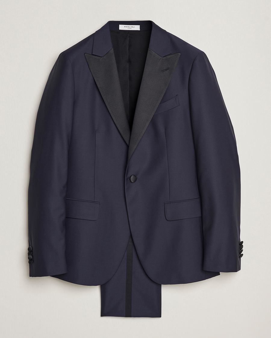 Herren | Anzüge | Boglioli | Milano Single Breasted Tuxedo Navy