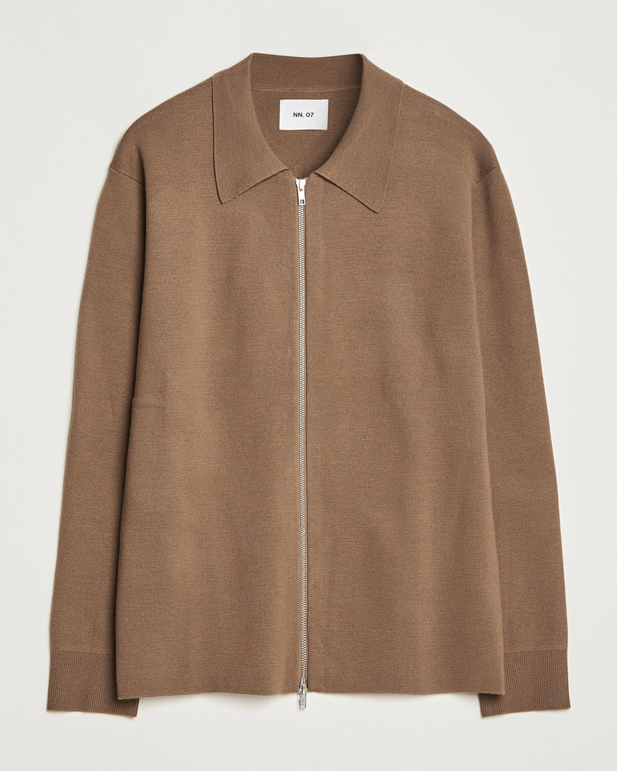 Herren | | NN07 | Harald Knitted Full Zip Shitake