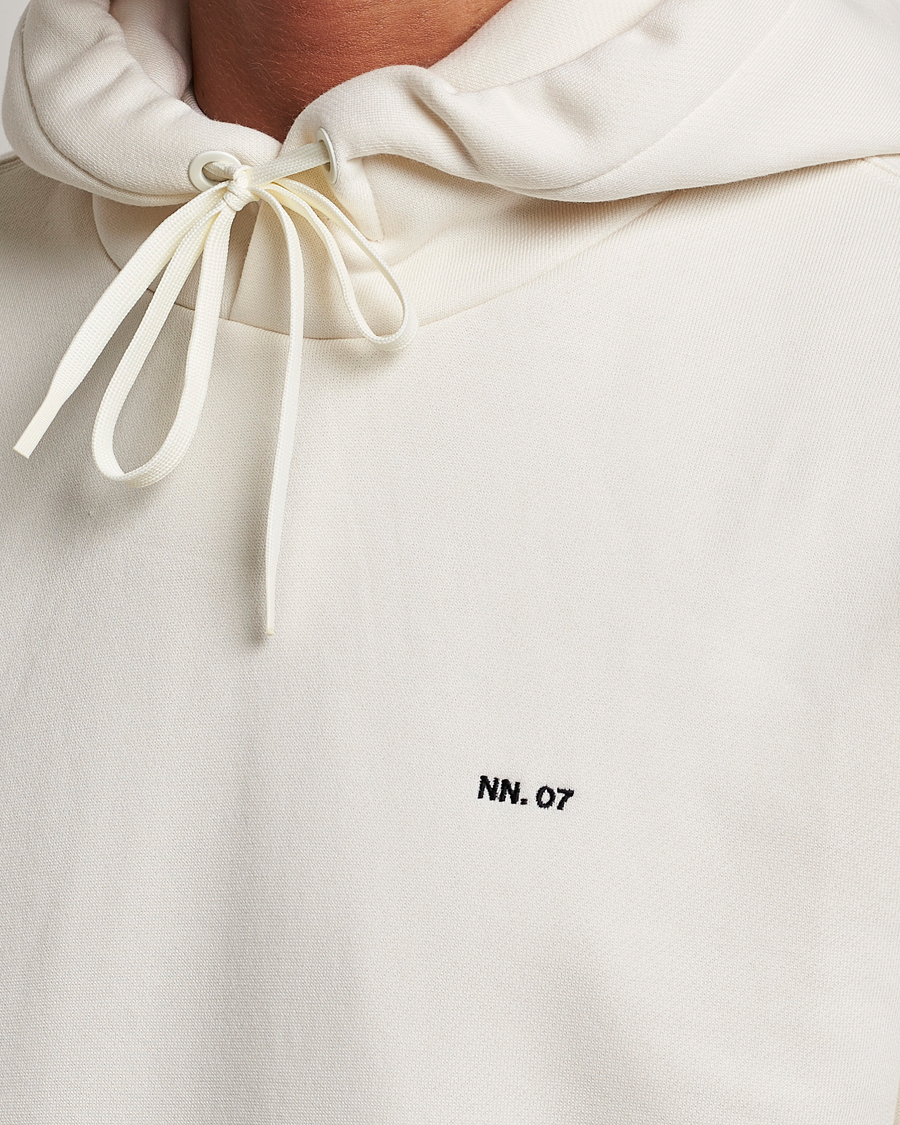 Herren | Pullover | NN07 | Briggs Logo Hoodie Off White