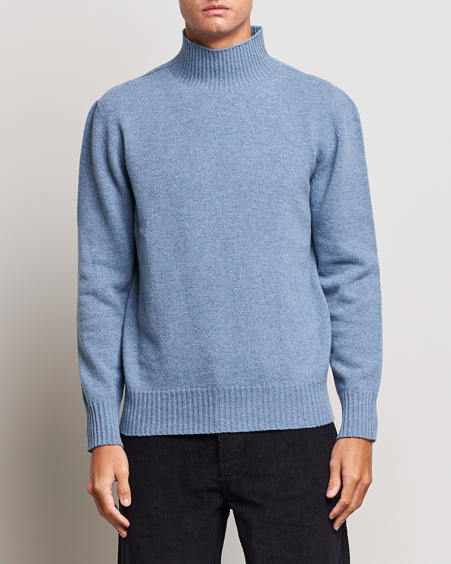 Herren |  | NN07 | Clark Brushed Polo Dust Blue