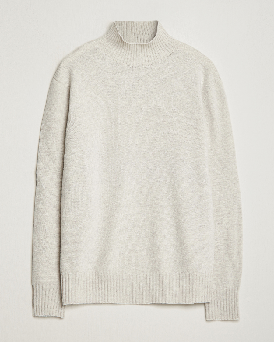 Herren | Pullover | NN07 | Clark Brushed Polo Light Grey Melange