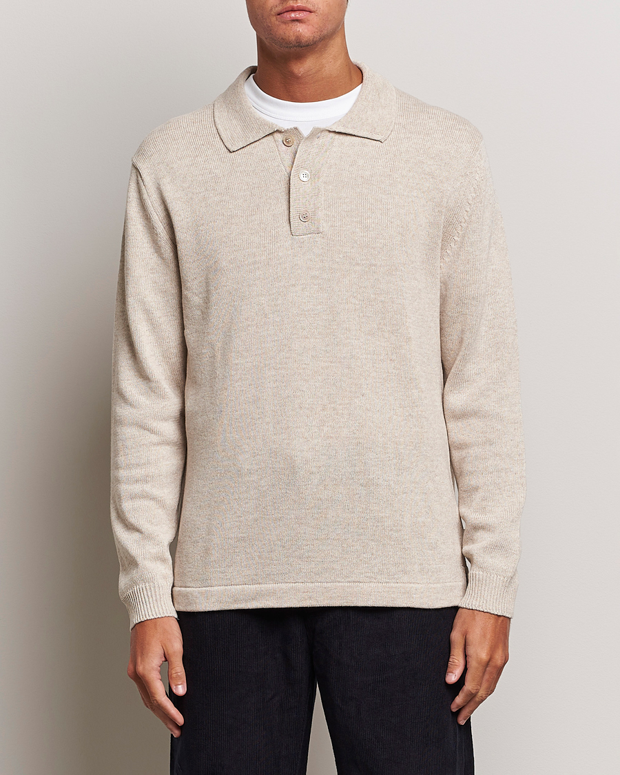 Herren |  | NN07 | Vito Knitted Polo Off White
