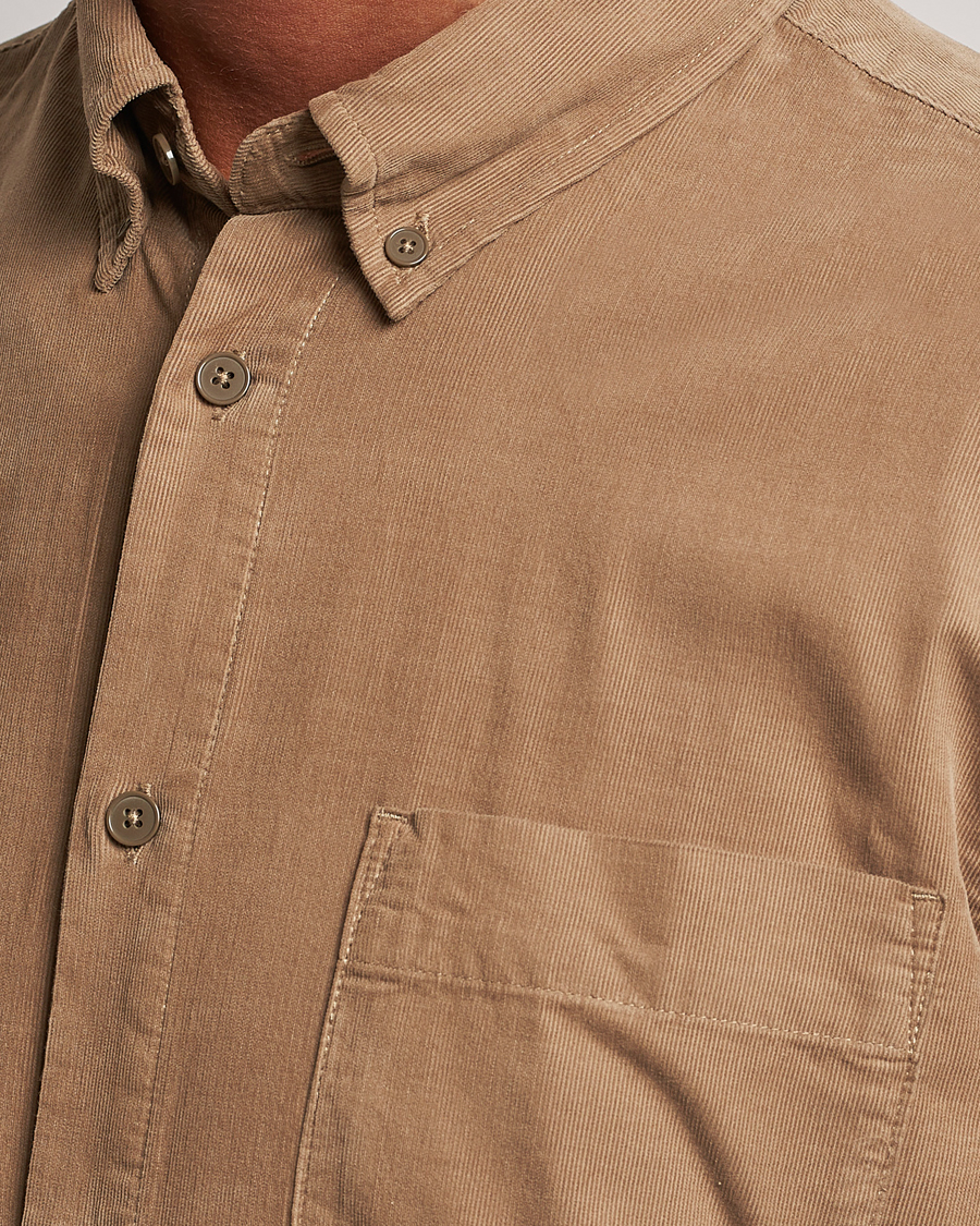 Herren | Hemden | NN07 | Arne Baby Cord Shirt Shitake