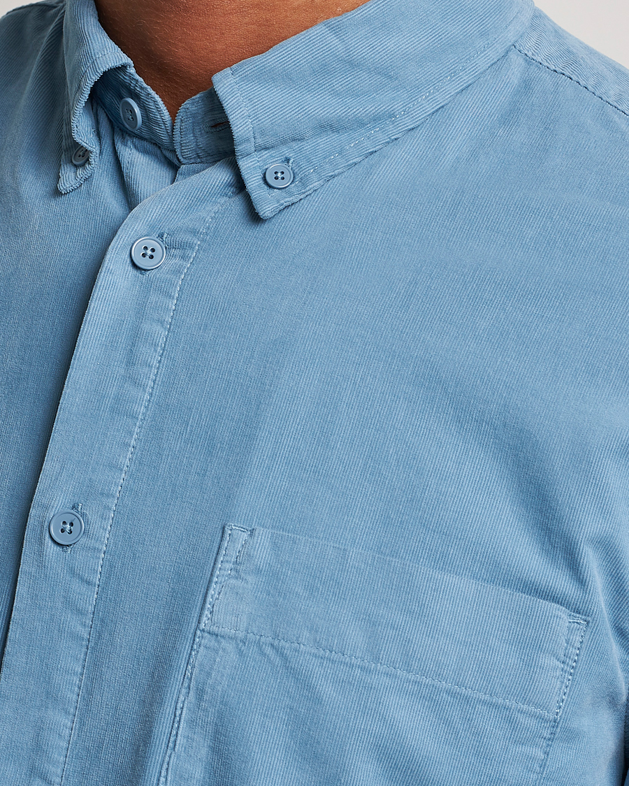 Herren | Hemden | NN07 | Arne Baby Cord Shirt Dust Blue