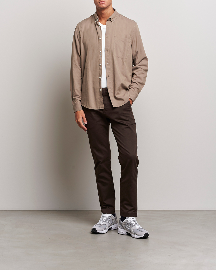 Herren | Hemden | NN07 | Arne Tencel Shirt Shitake
