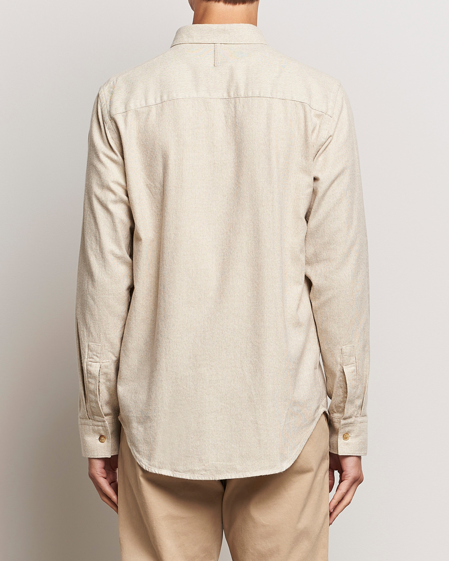 Herren | Hemden | NN07 | Cohen Brushed Flannel Shirt Off White