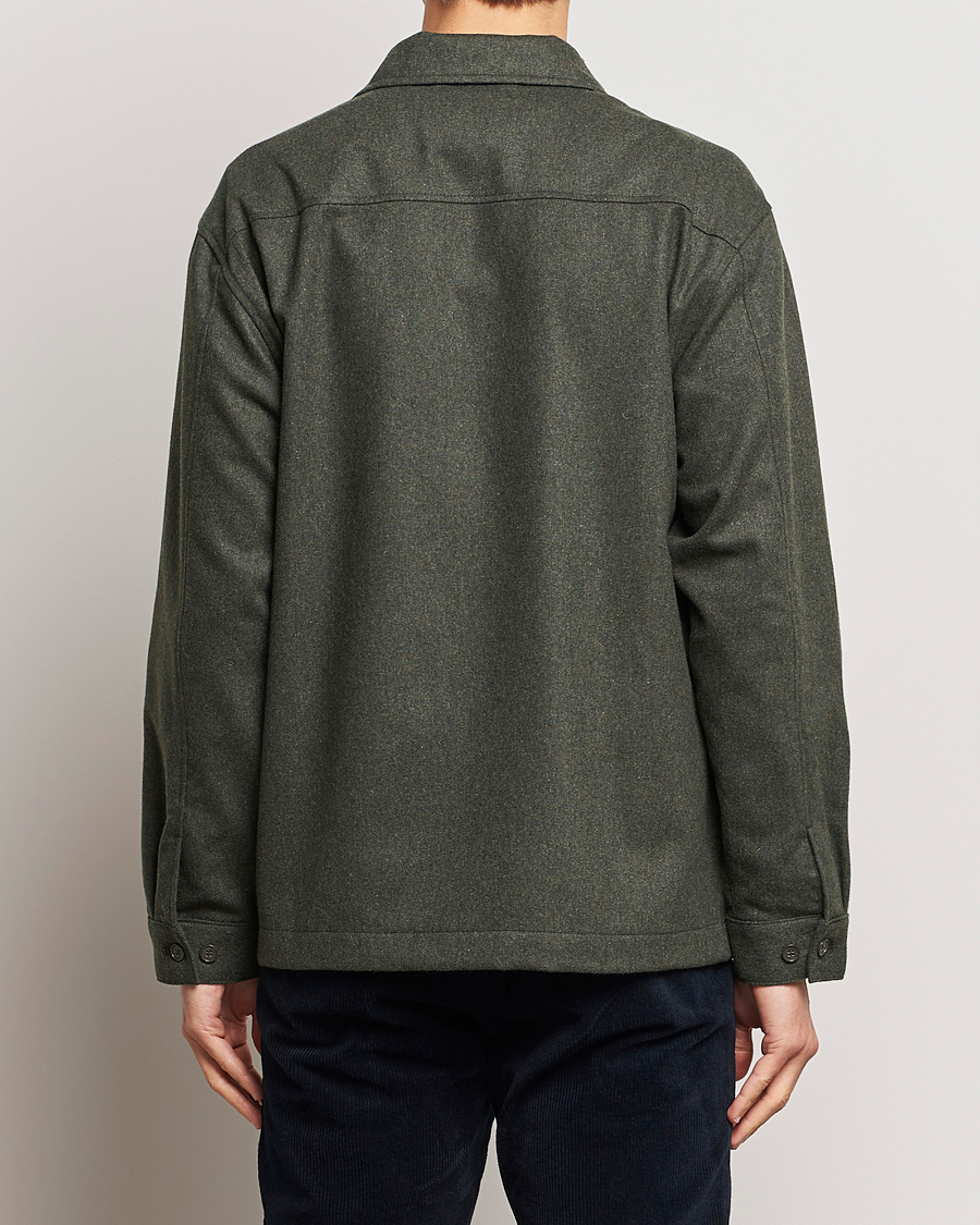 Herren | Hemden | NN07 | Isak Pocket Overshirt Dark Green