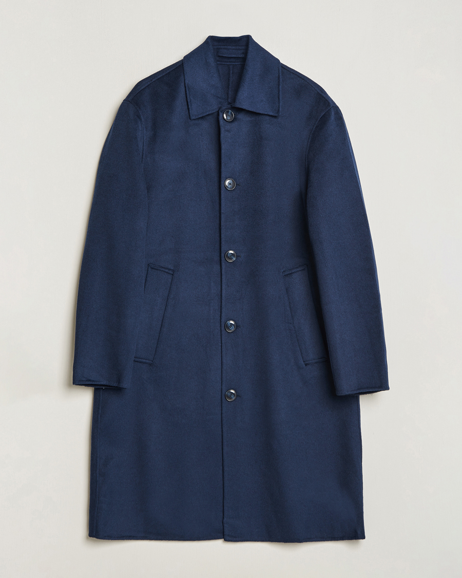 Herren | NN07 | NN07 | Franco Wool Coat Navy Blue