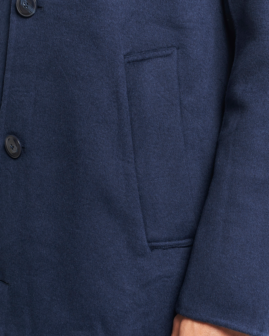 Herren | Jacken | NN07 | Franco Wool Coat Navy Blue