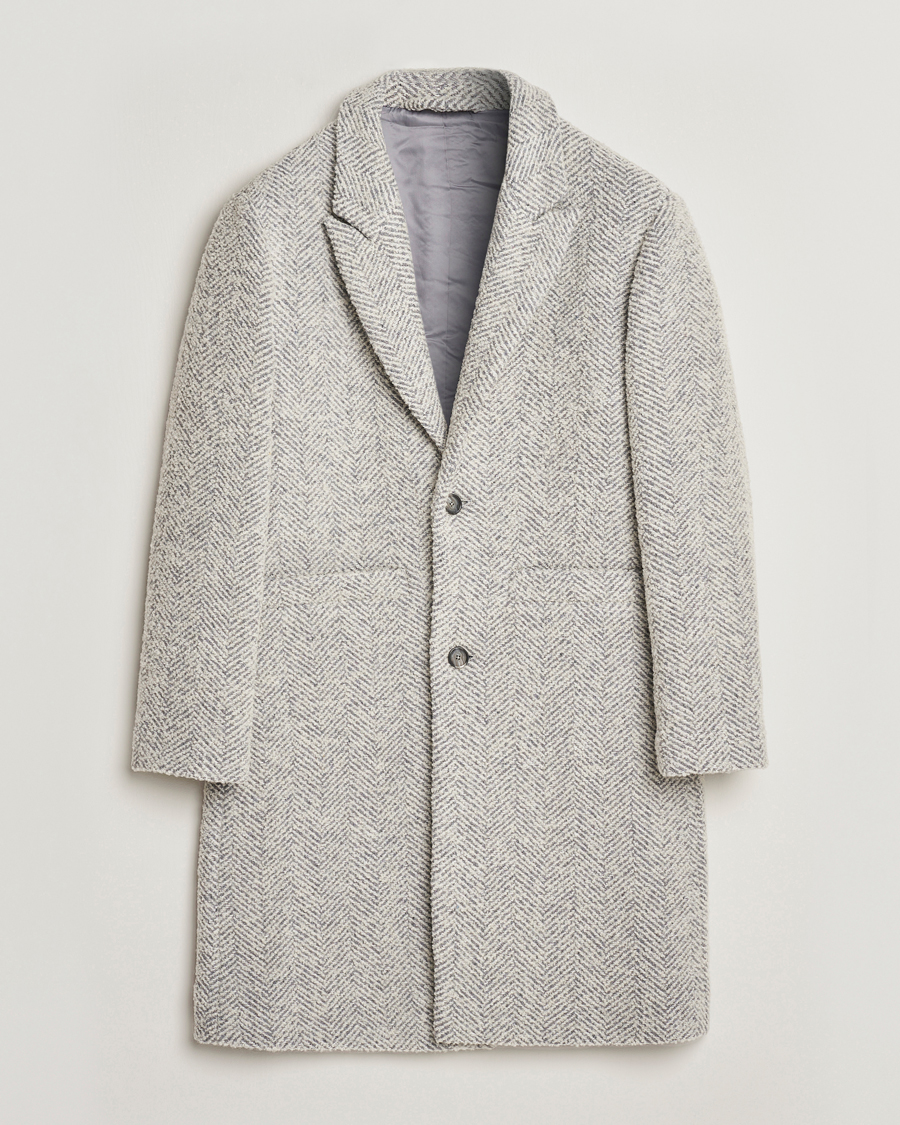 Herren | Jacken | NN07 | Fulvio Herringbone Coat Ecru