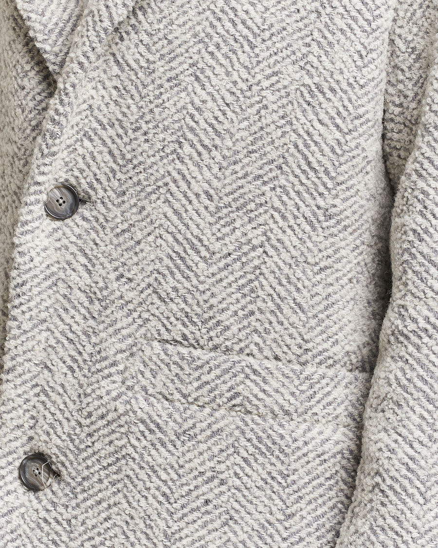Herren | Jacken | NN07 | Fulvio Herringbone Coat Ecru