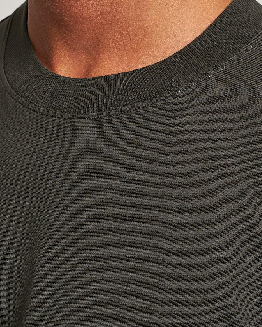 Herren | T-Shirts | NN07 | Adam Crew Neck T-Shirt Dark Army