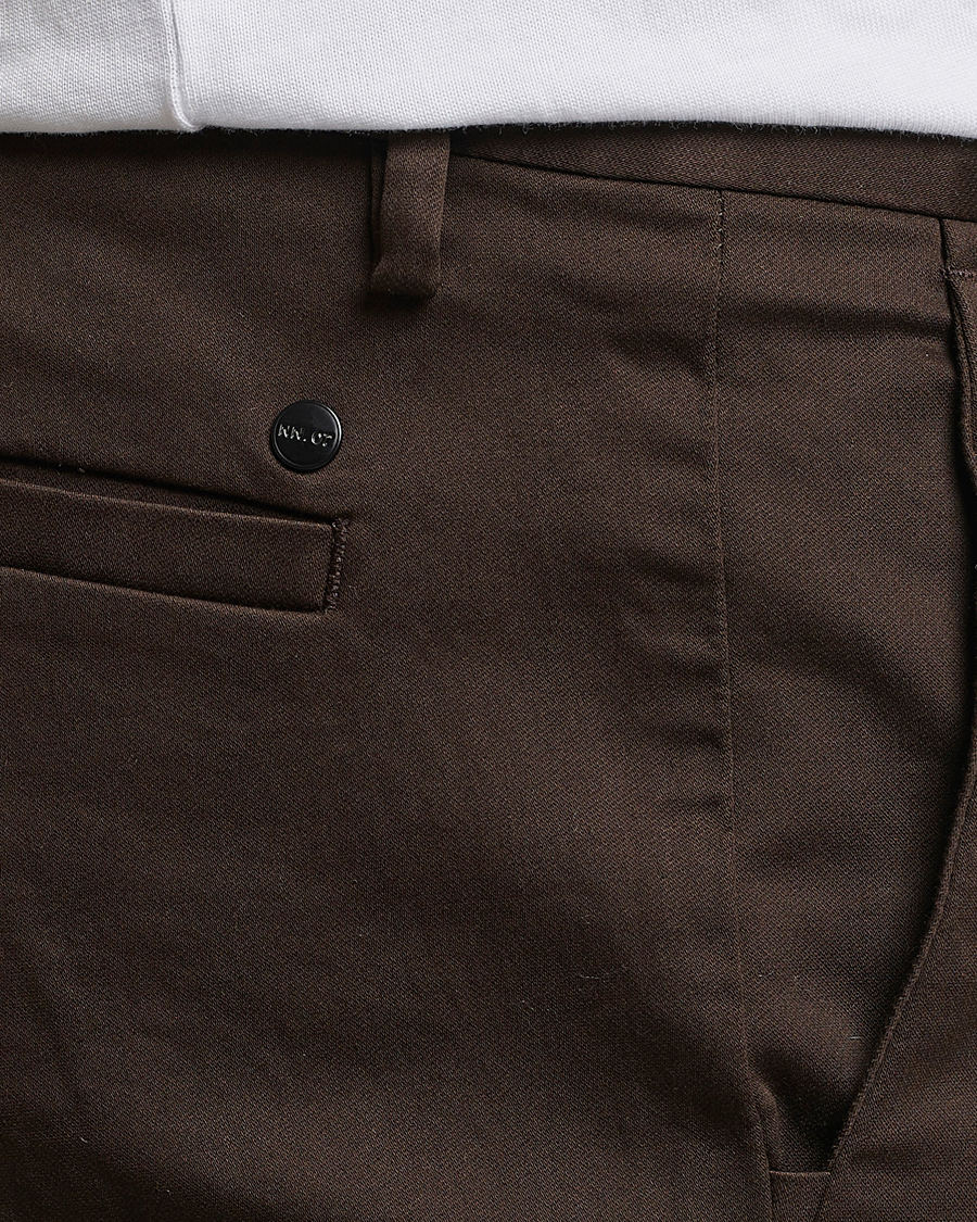 Herren | Hosen | NN07 | Theo Regular Fit Stretch Chinos Demitase Brown