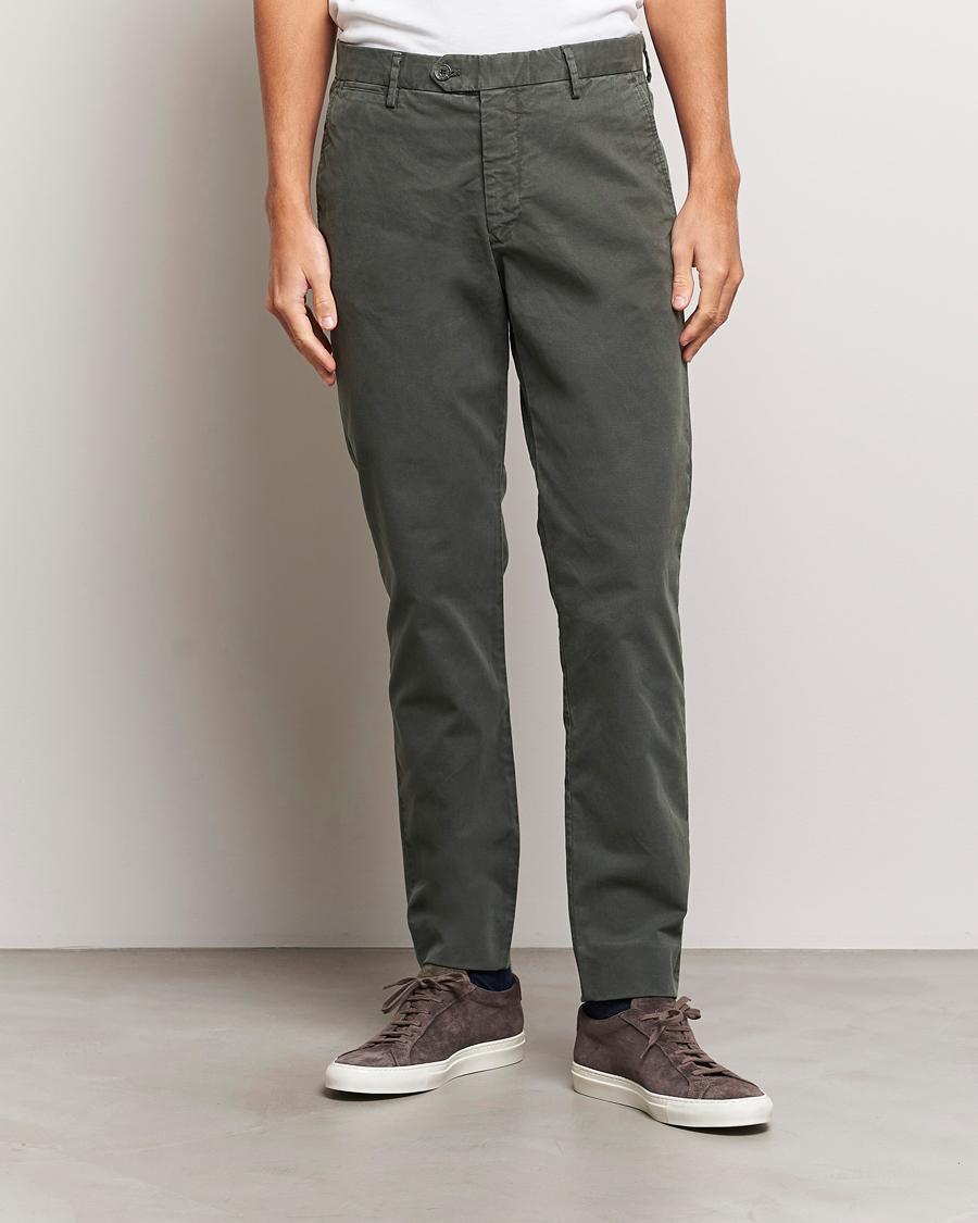 Herren |  | NN07 | Wilhelm Regular Fit Stretch Chinos Dark Green