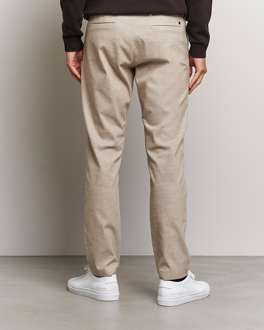 Herren | Hosen | NN07 | Theo Brushed Cotton Trousers Cement Melange
