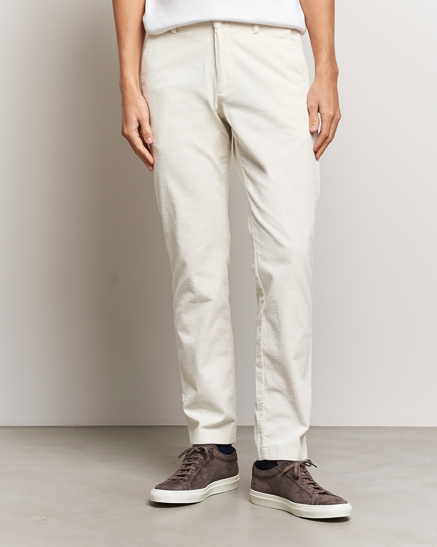 Herren | Cordhosen | NN07 | Theo Regular Fit Corduroy Chinos Off White