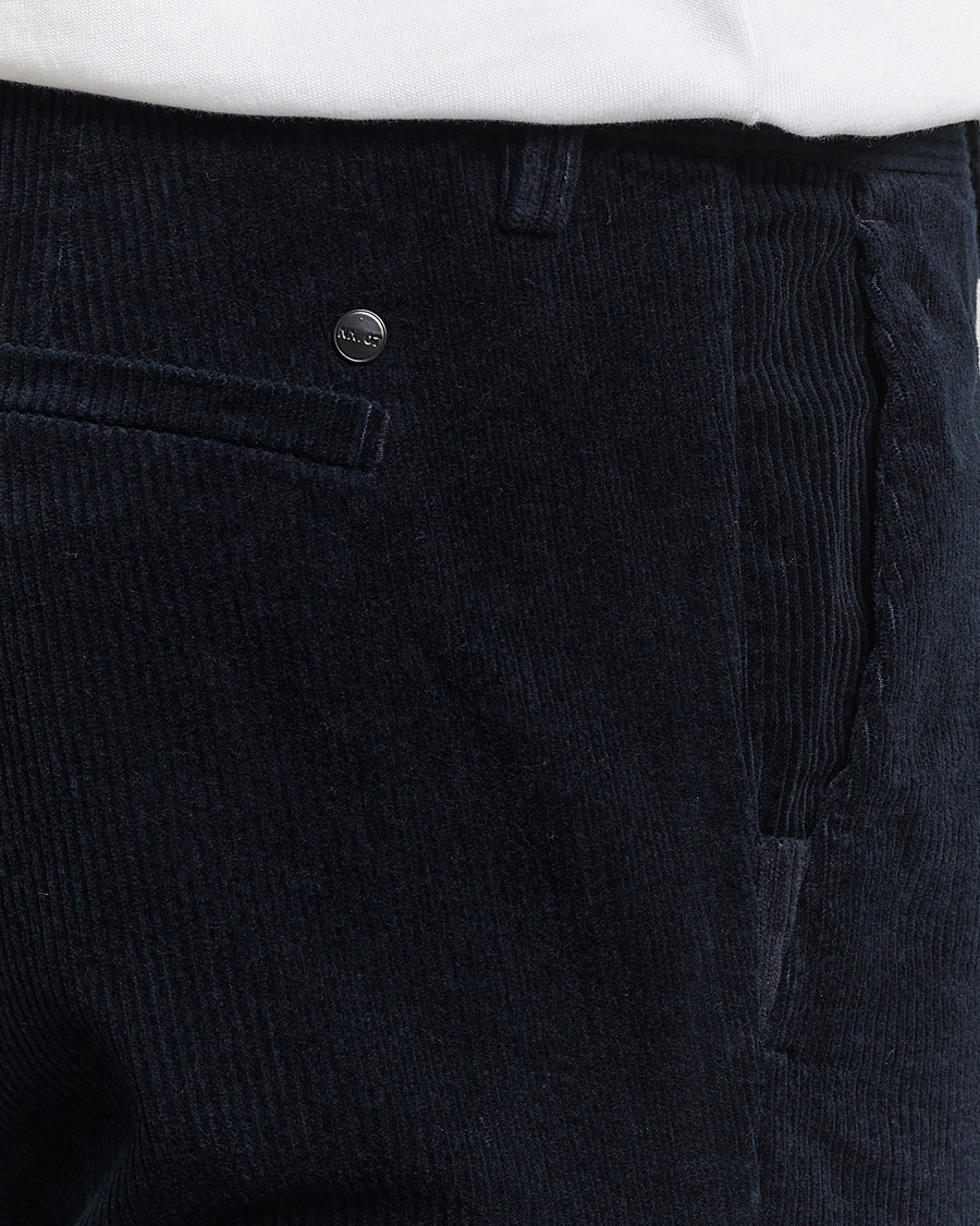 Herren | Hosen | NN07 | Theo Regular Fit Corduroy Chinos Navy Blue