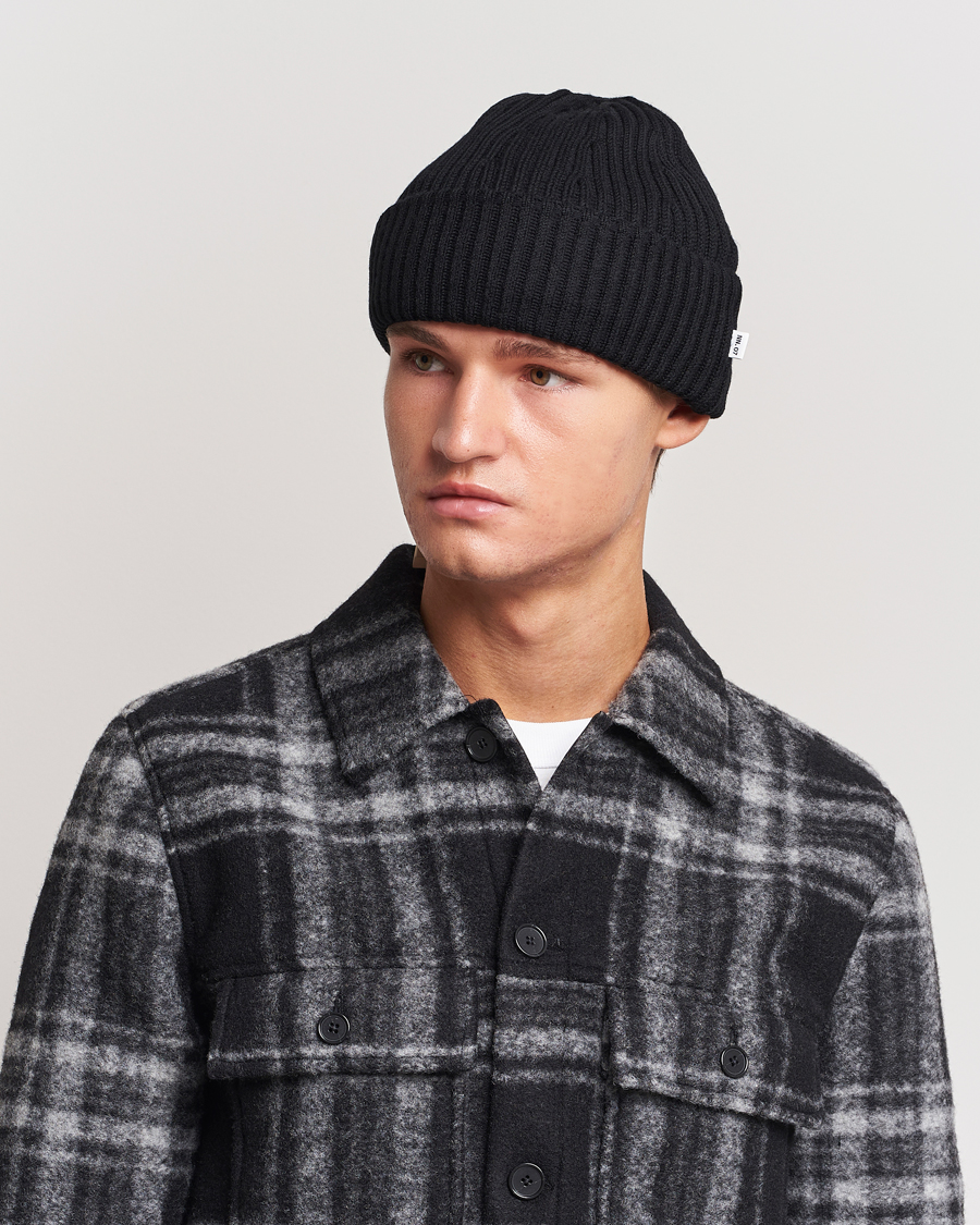 Herren | NN07 Ribbed Hat Black | NN07 | Ribbed Hat Black