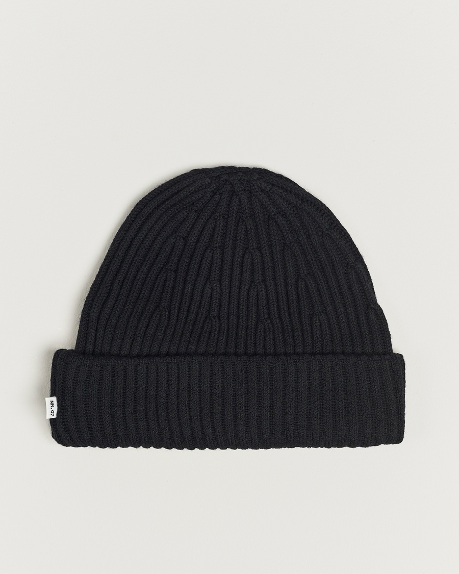 Herren | NN07 Ribbed Hat Black | NN07 | Ribbed Hat Black