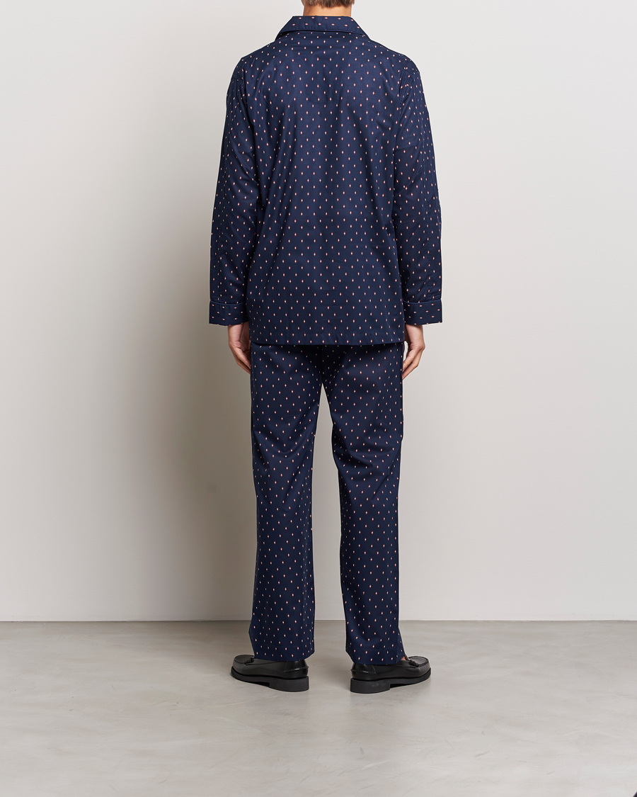Herren |  | Derek Rose | Cotton Pyjama Set Navy