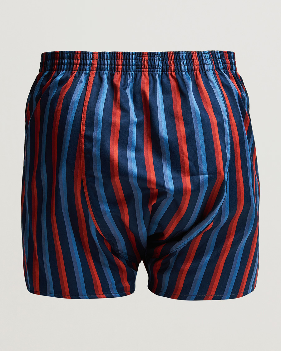 Herren | Unterwäsche | Derek Rose | Classic Fit Striped Cotton Boxer Shorts Multi