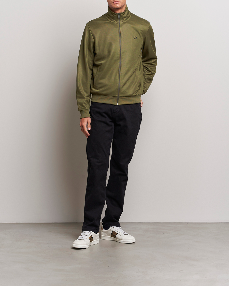 Herren | Pullover | Fred Perry | Track Jacket Uniform Green