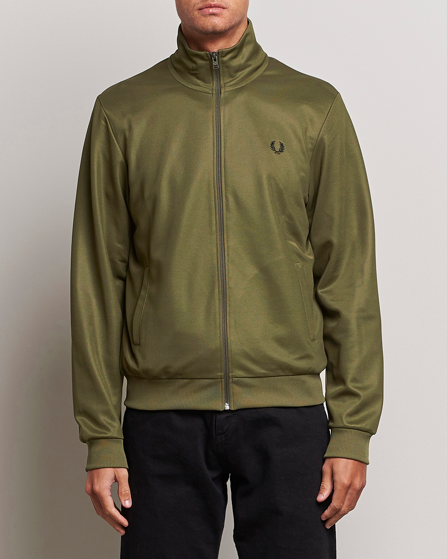 Herren | Pullover | Fred Perry | Track Jacket Uniform Green