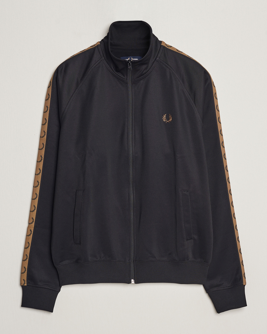Herren | Fred Perry | Fred Perry | Taped Track Jacket Black