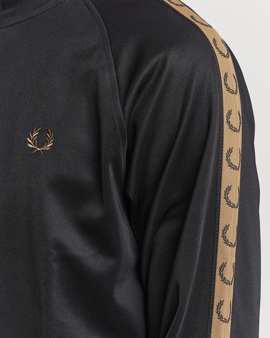 Herren | Pullover | Fred Perry | Taped Track Jacket Black