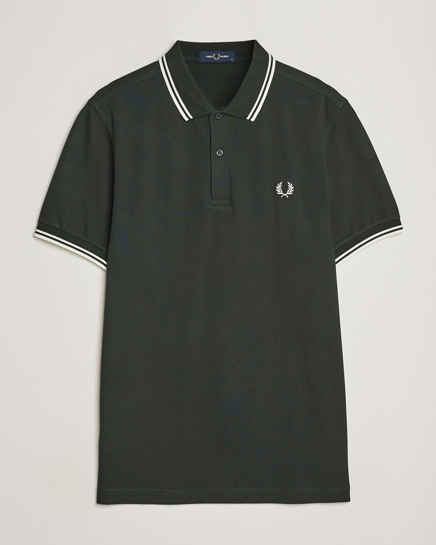 Herren | Poloshirts | Fred Perry | Twin Tipped Polo Shirt Night Green