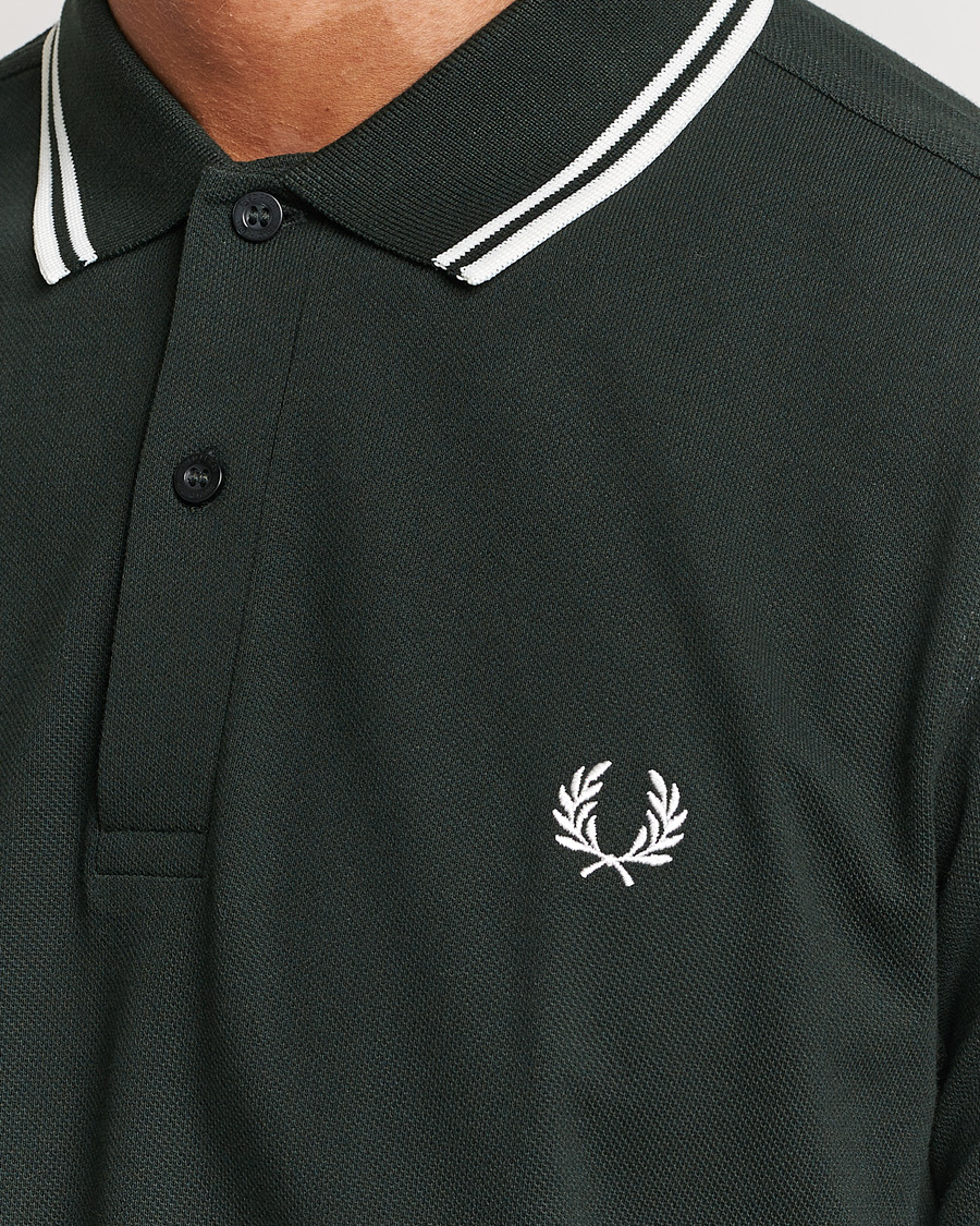 Herren | Poloshirts | Fred Perry | Twin Tipped Polo Shirt Night Green