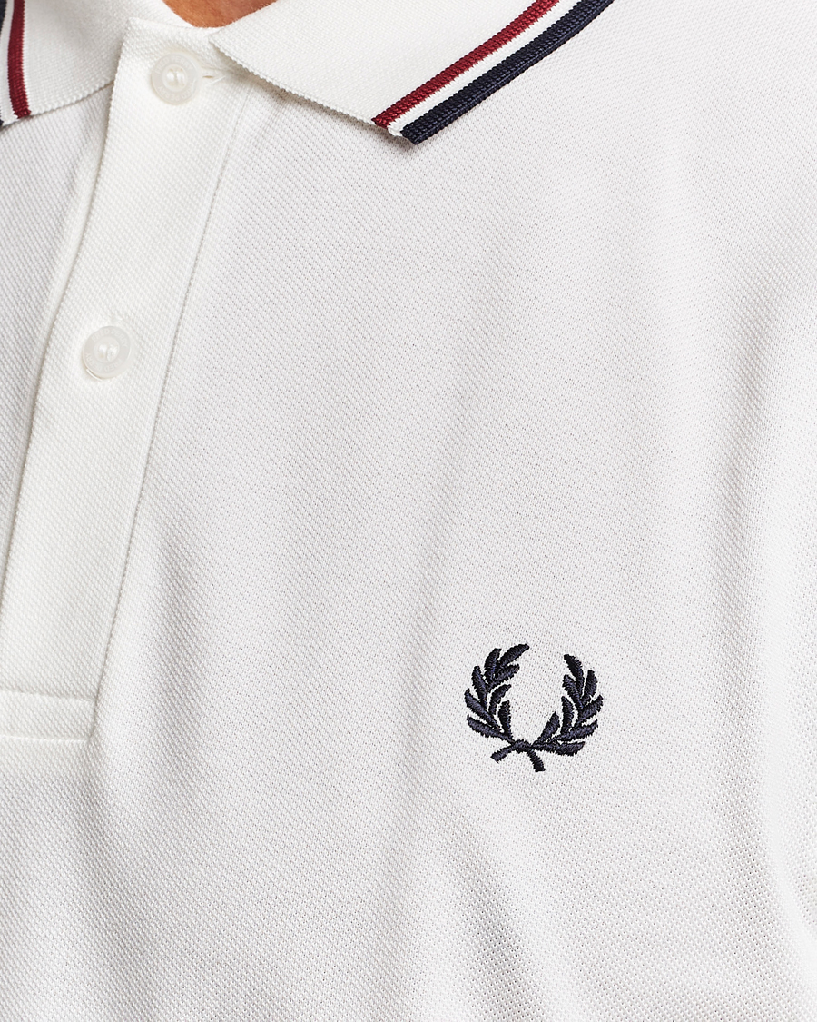 Herren | Poloshirts | Fred Perry | Twin Tipped Polo Shirt Snow White