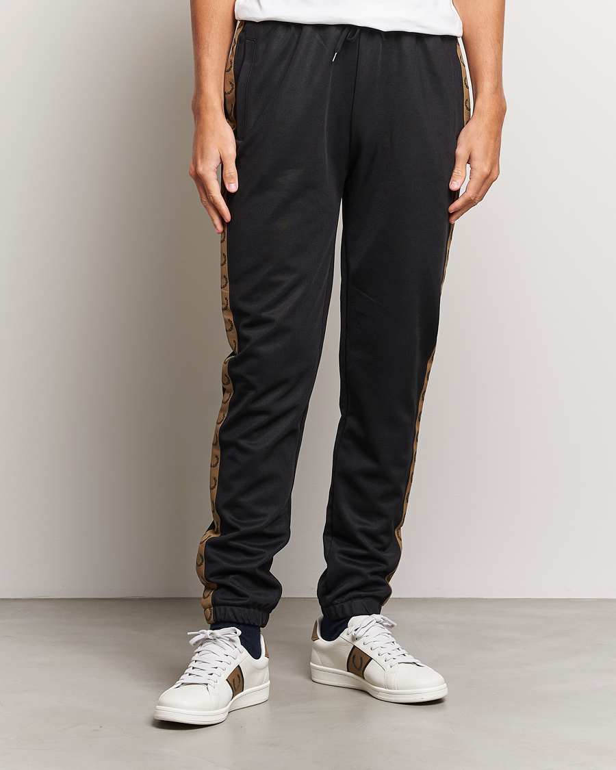 Herren |  | Fred Perry | Taped Track Pants Black