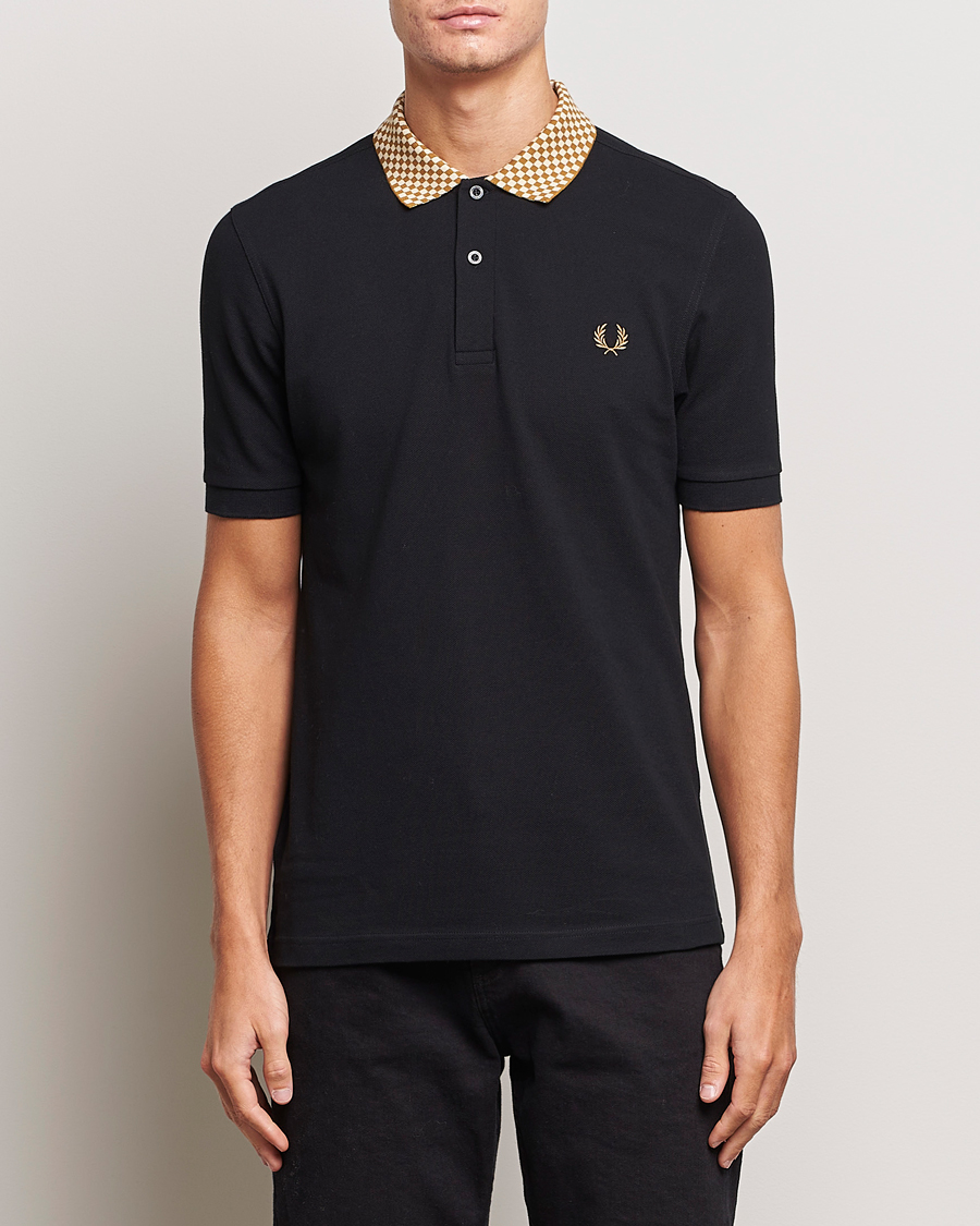 Herren | Fred Perry | Fred Perry | Checkboard Collar Polo Black