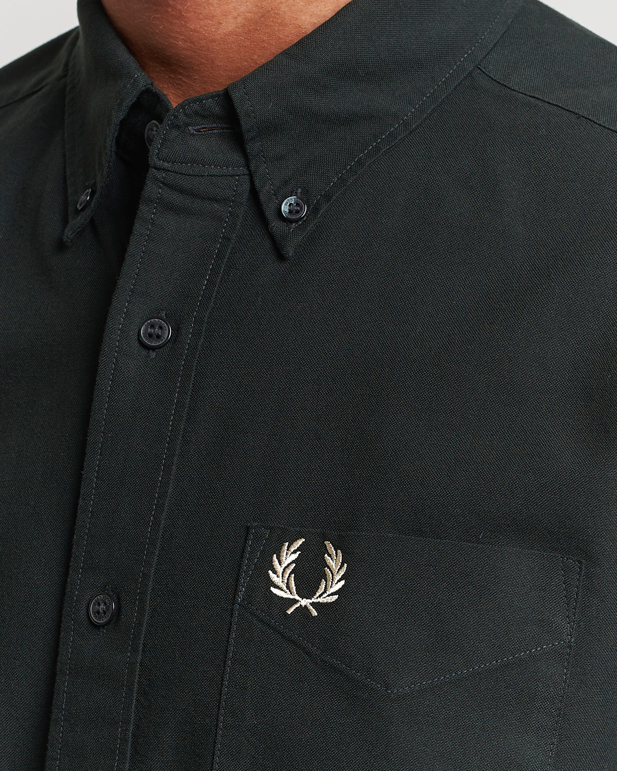 Herren | Hemden | Fred Perry | Oxford Shirt Night Green