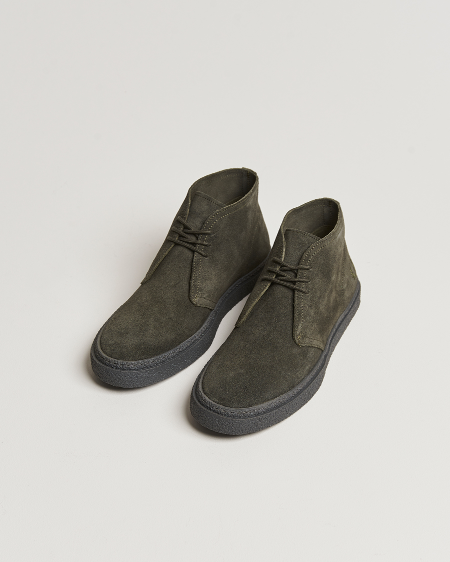 Herren | Boots | Fred Perry | Hawley Suede Chukka Boot Field Green