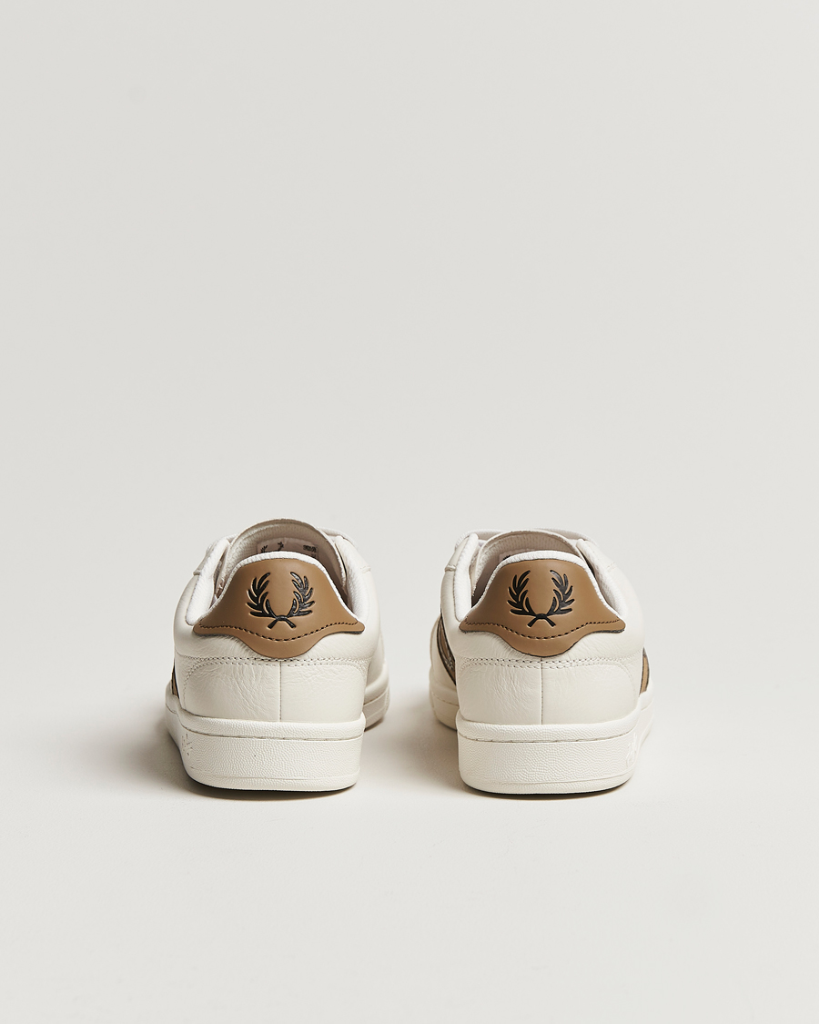 Herren | Fred Perry B721 Leather Sneaker White/Porcelin Black | Fred Perry | B721 Leather Sneaker White/Porcelin Black