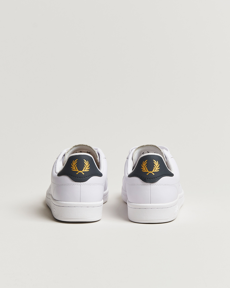 Herren | Sneaker | Fred Perry | B721 Leather Sneakers White/Navy